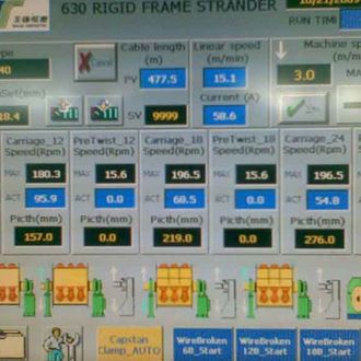 60盤框絞機(jī)工作參數(shù)